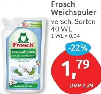 Budni Frosch Weichspüler 40 WL Angebot