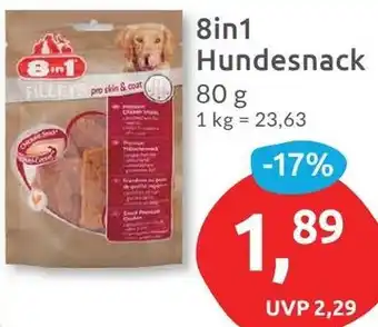 Budni 8in1 Hundesnack 80 g Angebot