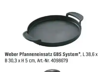 OBI Weber Pfanneneinsatz GBS System Angebot