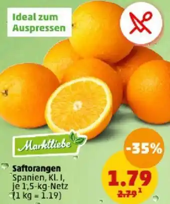 PENNY Saftorangen 1,5 kg Netz Angebot