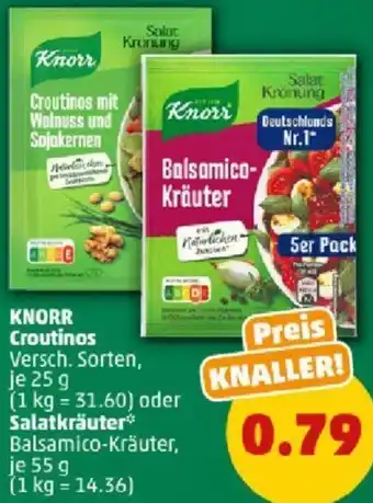 PENNY KNORR Croutinos 25 g oder Salatkräuter 55 g Angebot