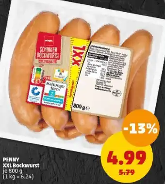 PENNY PENNY XXL Bockwurst 800 g Angebot