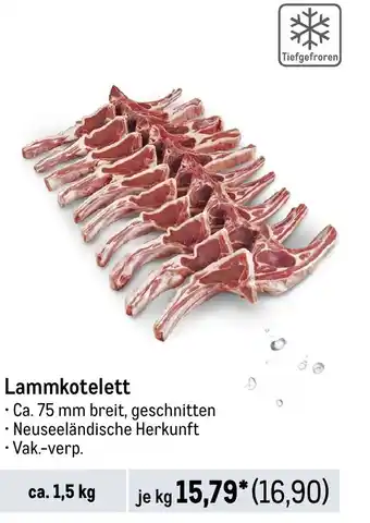 METRO Lammkotelett je kg Angebot