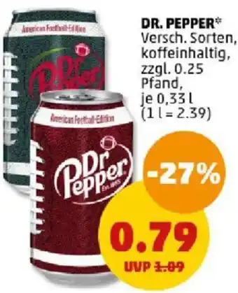 PENNY DR. PEPPER 0,33 L Angebot