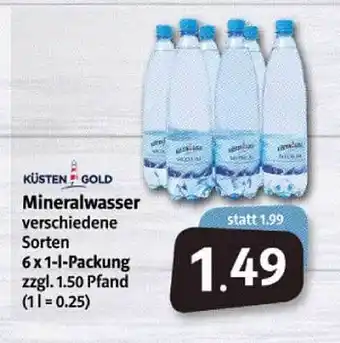 Markant Markt Mineralwasser Angebot