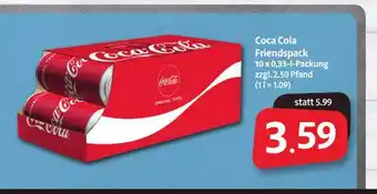 Markant Markt Coca Cola Friendspack Angebot