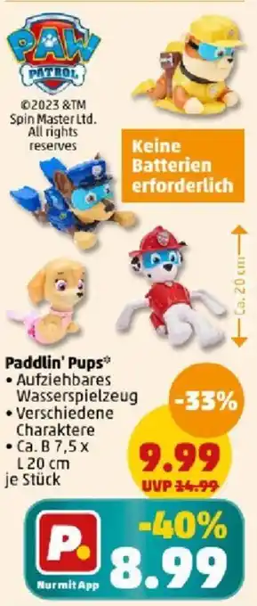 PENNY PAW PATROL Paddlin Pups Angebot