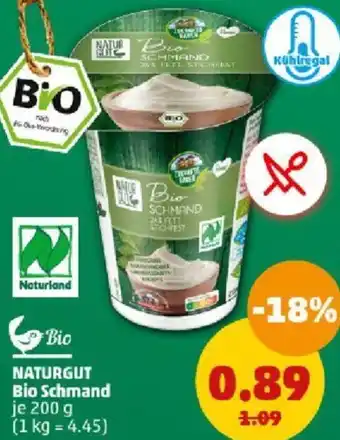 PENNY NATURGUT Bio Schmand 200 g Angebot