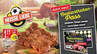 WEZ Pikante Schweinefiletspieße 100g Angebot