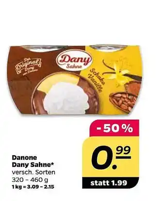 NETTO Danone Dany Sahne Angebot