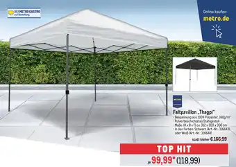 METRO METRO PROFESSIONAL Faltpavillon ,,Thagpi" Angebot