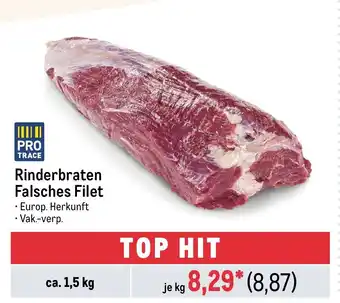 METRO Rinderbraten Falsches Filet je kg Angebot