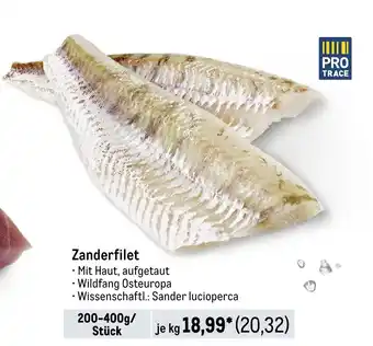 METRO Zanderfilet je kg Angebot