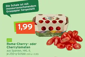 Naturgut Roma Cherry oder Cherrytomaten 250g Angebot