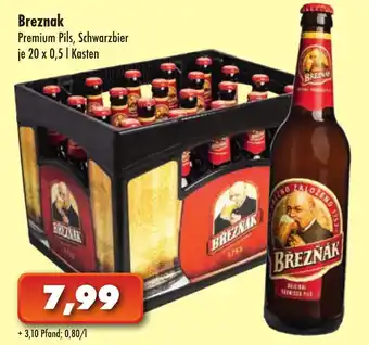 Lösch Depot Breznak Premium Pils, Schwarzbier 20x0,5L Angebot