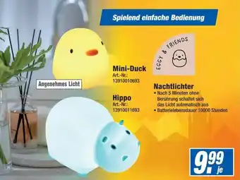 Expert Technomarkt Mini Duck, Hippo oder Nachtlichter Angebot