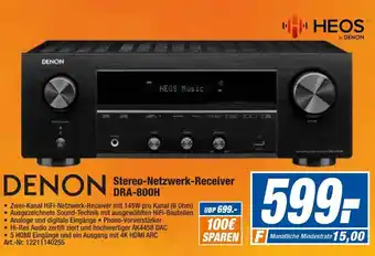 expert Techno Land Denon Stereo Netzwerk Receiver DRA-800H Angebot