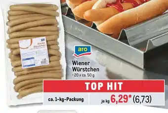 METRO aro Wiener Würstchen ca. 1-kg-Packung Angebot