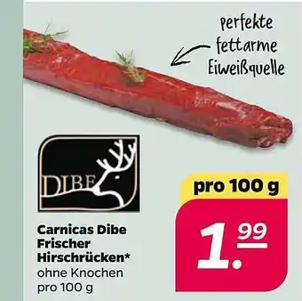 NETTO Carnicas Dibe Frischer Hirschrücken Angebot