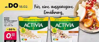 NETTO Danone Activia 4er Pack Joghurt 1 kg 2.25- 2.15 Angebot