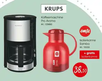 Zurbrüggen Krups kaffeemaschine pro aroma Angebot