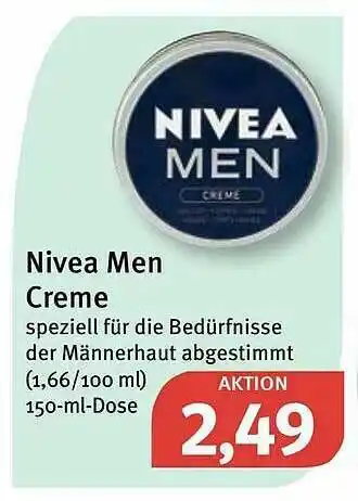 Feneberg Nivea Men Creme Angebot