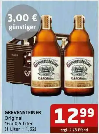 Getränke Quelle Grevensteiner Original Angebot