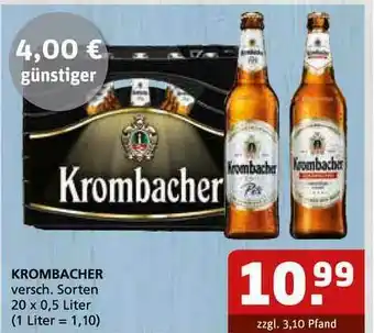 Getränke Quelle Krombacher Angebot