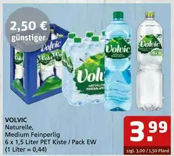 Getränke Quelle Volvic Naturelle Medium Feinperlig Angebot