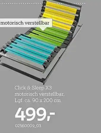 XXXLutz Click & Sleep X3 Motorisch Verstellbar Lgf. Angebot