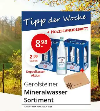 Sagasser Gerolsteiner Mineralwasser Angebot