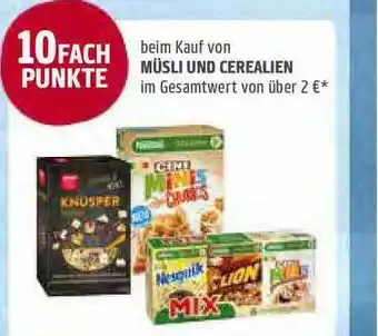 REWE Kaufpark Müsli Und Cerealien Angebot