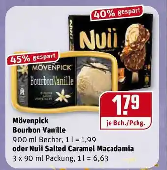 REWE Kaufpark Mövenpick Bourbon Vanille Oder Nuii Salted Caramel Macadamia Angebot