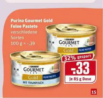 REWE Kaufpark Purina Gourmet Gold Feine Pastete Angebot