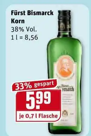 REWE Kaufpark Fürst Bismark Korn Angebot