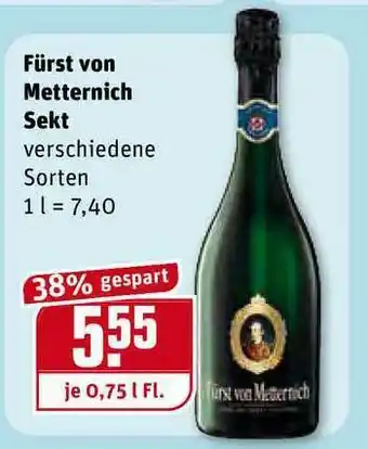 REWE Kaufpark Fürst Von Metternich Sekt Angebot