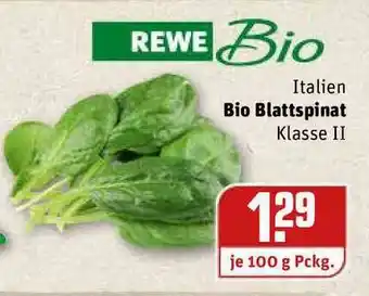 REWE Kaufpark Italien Bio Blattspinat Angebot