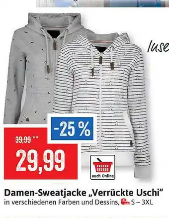 Stolz Damen-sweatjacke, Verrückte Uschi Angebot