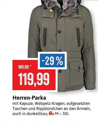 Stolz Herren-parka Angebot