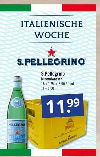 GetränkePartner S. Pellegrino Mineralwasser Angebot