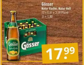 GetränkePartner Gösser Natur Radler Natur Hell Angebot