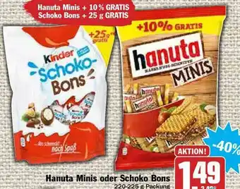 Hit Hanuta Minis Oder Schoko Bons Angebot