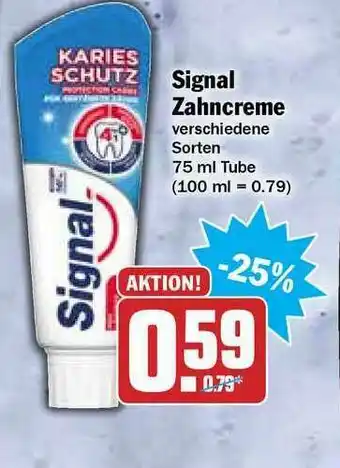 Hit Signal Zahncreme Angebot