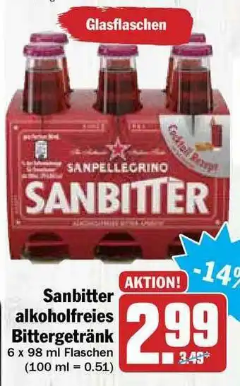 Hit Sanbitter Alkoholfreies Bittergetränk Angebot