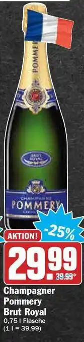 Hit Champagner Pommery Brut Royal Angebot