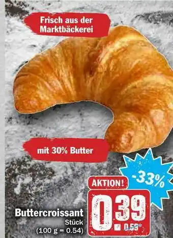 Hit Buttercroissant Angebot