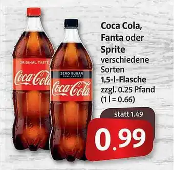 Markant Markt Coca Cola, Fanta Oder Sprite Angebot