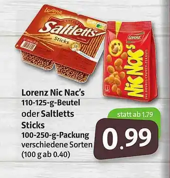 Markant Markt Lorenz Nic Nac's Oder Saltletts Stick Angebot