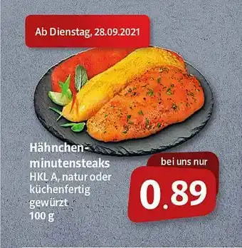 Markant Markt Hähnchen-minutensteaks Hkl A Angebot