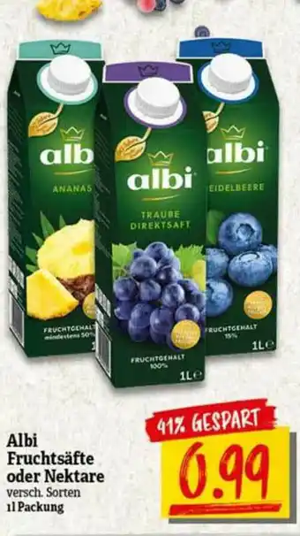 nah & gut Albi Fruchtsäfte Oder Nektare Angebot